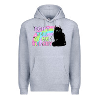 Heather Grey dont yell at me ill cry Premium Hoodie - MaliasSmallBusiness