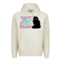 Oatmeal Heather dont yell at me ill cry Premium Hoodie - MaliasSmallBusiness