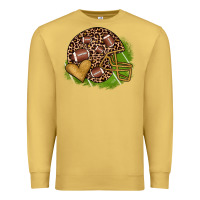 Antique Gold american football helmet Premium Sweatshirt - JahusDesignShop
