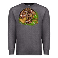Charcoal Heather american football helmet Premium Sweatshirt - JahusDesignShop