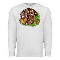 Oatmeal Heather american football helmet Premium Sweatshirt - JahusDesignShop