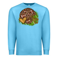 Ocean Blue american football helmet Premium Sweatshirt - JahusDesignShop
