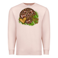 Pale Pink american football helmet Premium Sweatshirt - JahusDesignShop
