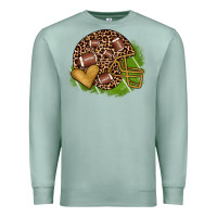 Seafoam american football helmet Premium Sweatshirt - JahusDesignShop
