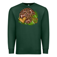 Sports Green american football helmet Premium Sweatshirt - JahusDesignShop
