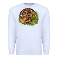 White american football helmet Premium Sweatshirt - JahusDesignShop