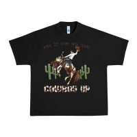 Black when the going gets tough cowboy up Urban Heavy Tee - MaliasSmallBusiness