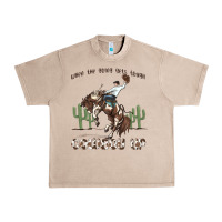 French Oak when the going gets tough cowboy up Urban Heavy Tee - MaliasSmallBusiness