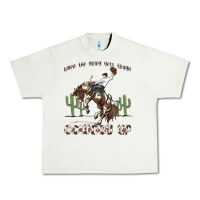 Pistachio when the going gets tough cowboy up Urban Heavy Tee - MaliasSmallBusiness