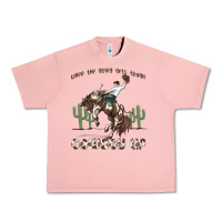 Salmon when the going gets tough cowboy up Urban Heavy Tee - MaliasSmallBusiness