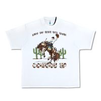 White when the going gets tough cowboy up Urban Heavy Tee - MaliasSmallBusiness