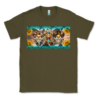 Army Green western gnome license plate Classic Tee - BarkalooDesign