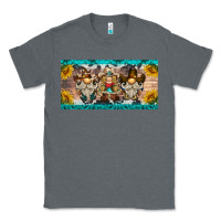 Charcoal Heather western gnome license plate Classic Tee - BarkalooDesign