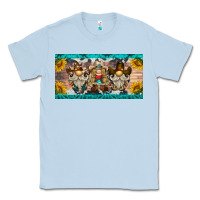 Dusty Blue western gnome license plate Classic Tee - BarkalooDesign