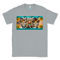 Heather Grey western gnome license plate Classic Tee - BarkalooDesign