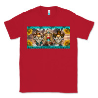 Red western gnome license plate Classic Tee - BarkalooDesign