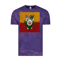 Cloud Purple christmas alpacas Vintage Tee - BarkalooDesign