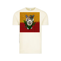 Vintage Arctic christmas alpacas Vintage Tee - BarkalooDesign