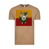 Vintage Coffee christmas alpacas Vintage Tee - BarkalooDesign