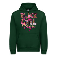 Forest Green black girl magic Urban Hoodie - NancyCooperArtShop