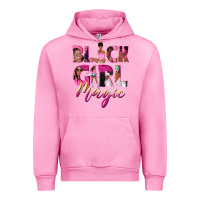 Fuchsia Pink black girl magic Urban Hoodie - NancyCooperArtShop