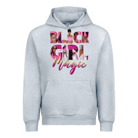Heather Grey black girl magic Urban Hoodie - NancyCooperArtShop