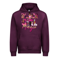 Mauve Wine black girl magic Urban Hoodie - NancyCooperArtShop