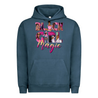 Pigment Midnight Navy black girl magic Urban Hoodie - NancyCooperArtShop