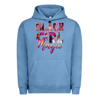 Pigment Pebble Blue black girl magic Urban Hoodie - NancyCooperArtShop