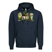 Navy veteran coffee cups Zipper Hoodie - Zillion Design Studio