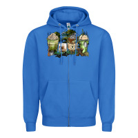 True Royal veteran coffee cups Zipper Hoodie - Zillion Design Studio