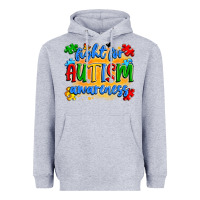 Heather Grey fight for autism awareness Heavyweight Hoodie - Artiststas