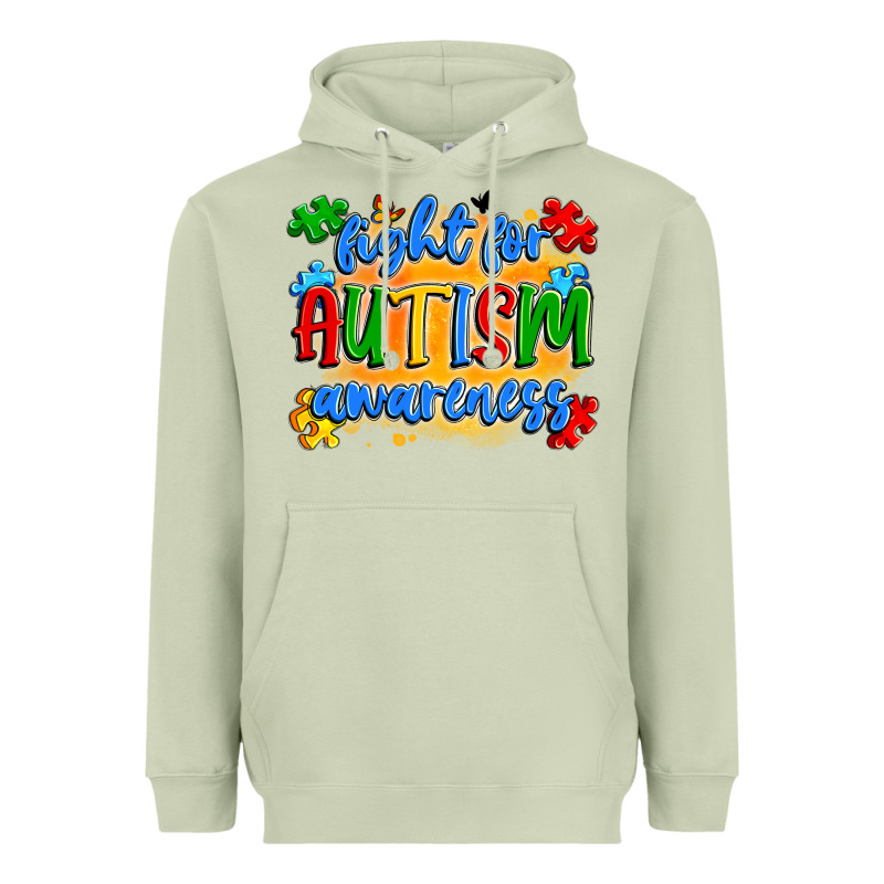 Fight For Autism Awareness Heavyweight Hoodie by Artiststas | Teevron