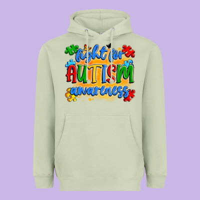 Fight For Autism Awareness Heavyweight Hoodie Designed By Artiststas