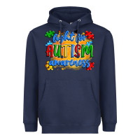 Navy fight for autism awareness Heavyweight Hoodie - Artiststas