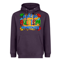 Plum fight for autism awareness Heavyweight Hoodie - Artiststas