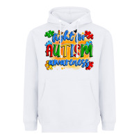 White fight for autism awareness Heavyweight Hoodie - Artiststas
