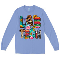Colony Blue lab tech Long Sleeve Tee - Zillion Design Studio