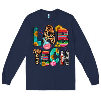 Navy lab tech Long Sleeve Tee - Zillion Design Studio