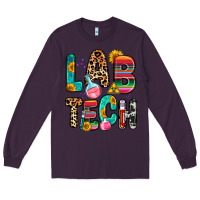 Plum lab tech Long Sleeve Tee - Zillion Design Studio