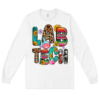 White lab tech Long Sleeve Tee - Zillion Design Studio