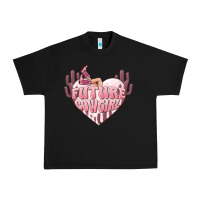 Black future cowgirl Urban Heavy Tee - MaliasSmallBusiness