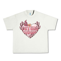 Pistachio future cowgirl Urban Heavy Tee - MaliasSmallBusiness