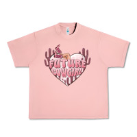 Salmon future cowgirl Urban Heavy Tee - MaliasSmallBusiness