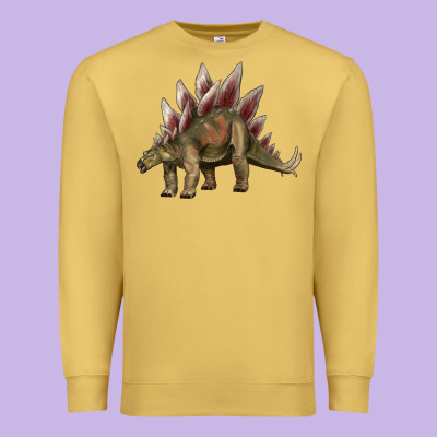 Dinosaur Stegosaurus Premium Sweatshirt Designed By Artiststas