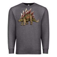 Charcoal Heather dinosaur stegosaurus Premium Sweatshirt - Artiststas