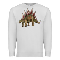 Dove Grey dinosaur stegosaurus Premium Sweatshirt - Artiststas