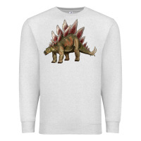 Oatmeal Heather dinosaur stegosaurus Premium Sweatshirt - Artiststas