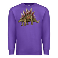 Purple dinosaur stegosaurus Premium Sweatshirt - Artiststas