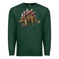 Sports Green dinosaur stegosaurus Premium Sweatshirt - Artiststas